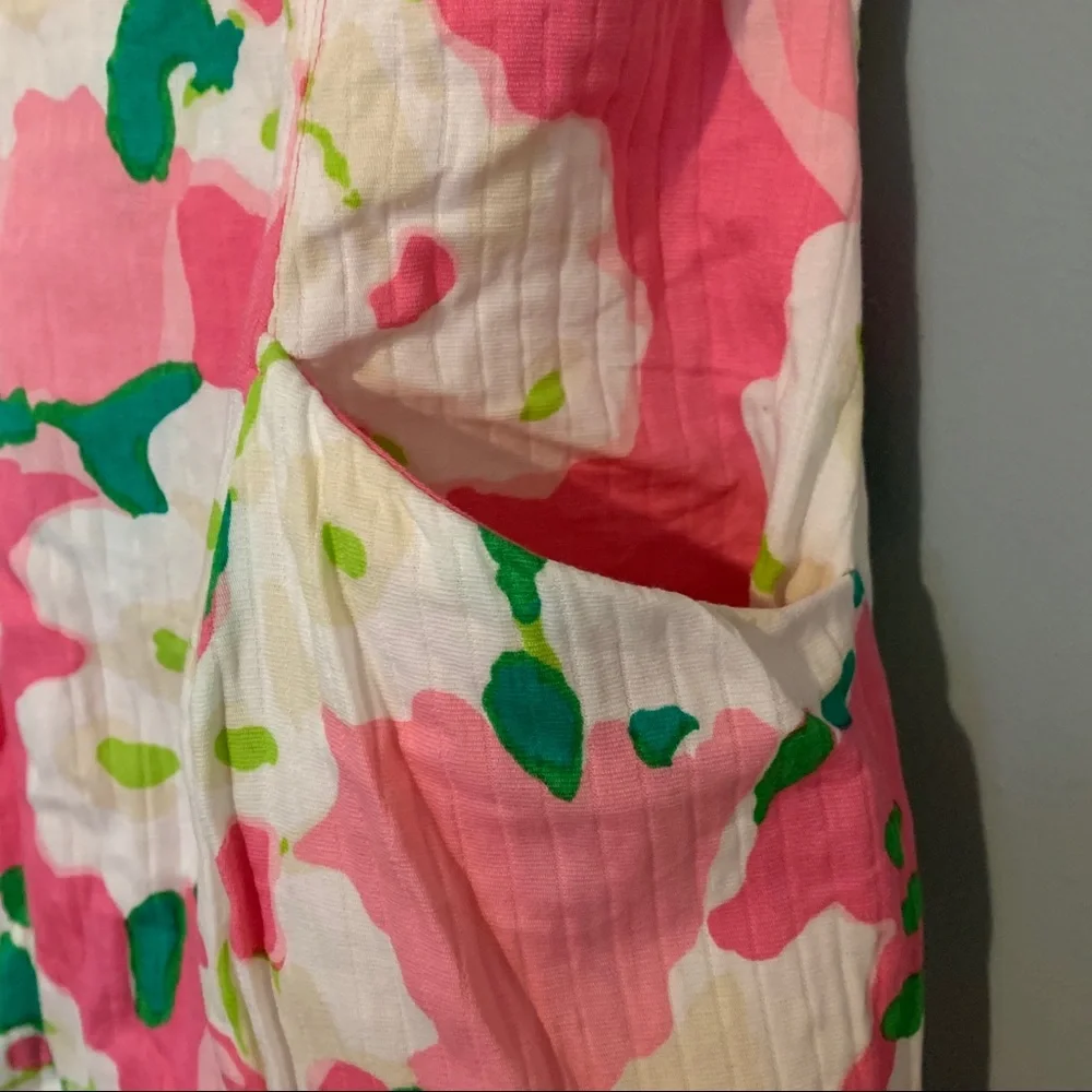 Lilly Pulitzer strapless pink floral dress - Picture 2 of 10